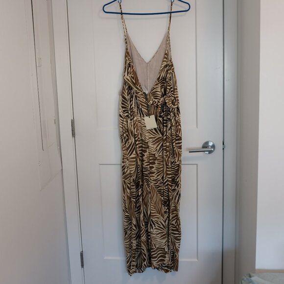 DRESS FORUM LOS ANGELES Palm Leaves Jumpsuit - Picture 3 of 3